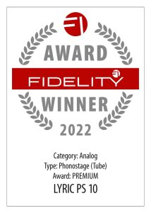 FIDELITY Award 2022 Lyric PS 10