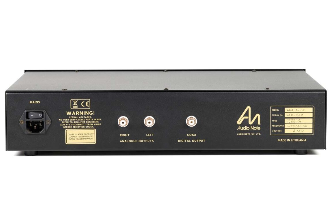 Audio Note CD 2.1x/II - Fidelity Magazine