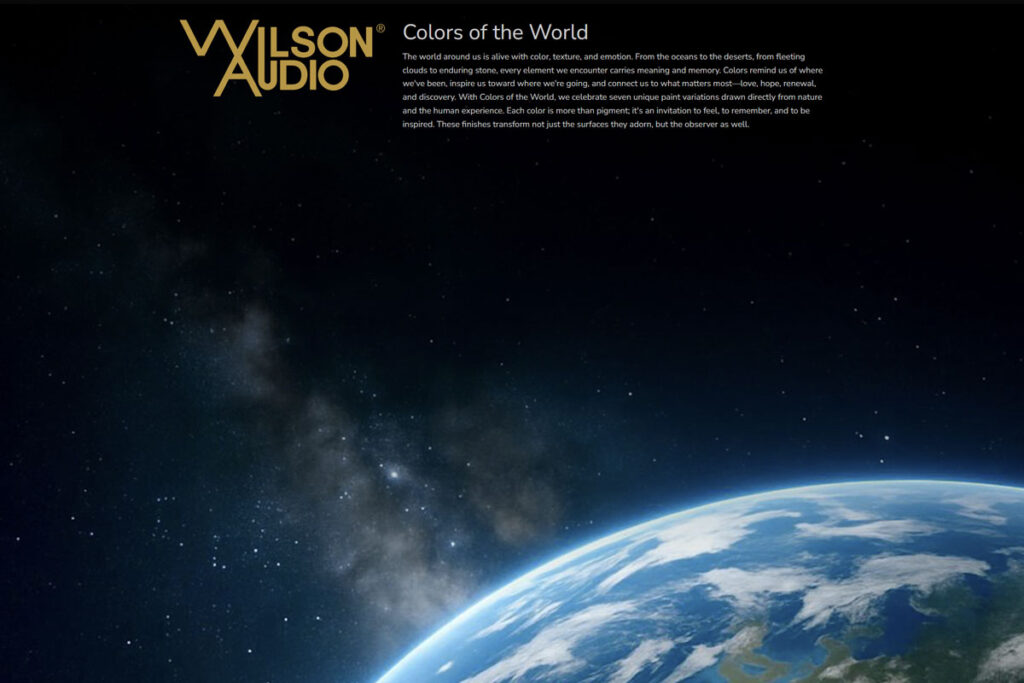 Wilson Audio Colors of the World