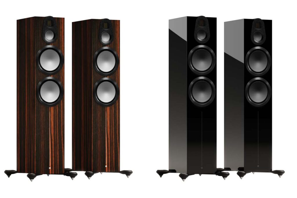 Monitor Audio Gold 300 and 500 6G floorstanding loudspeakers