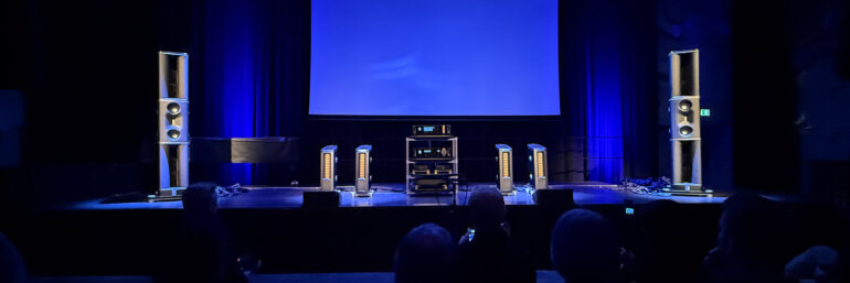 Børresen M8 Gold Signature loudspeaker and Aavik M-880 mono power amplifier