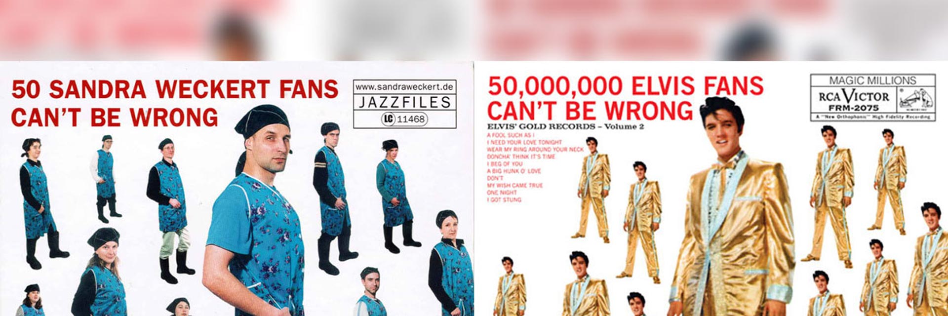 Album Copycats: Sandra Weckert / Elvis Presley