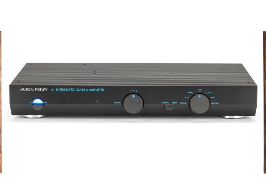 Musical Fidelity A1 integrated amplifier and LS3/5a sealed-box loudspeakers
